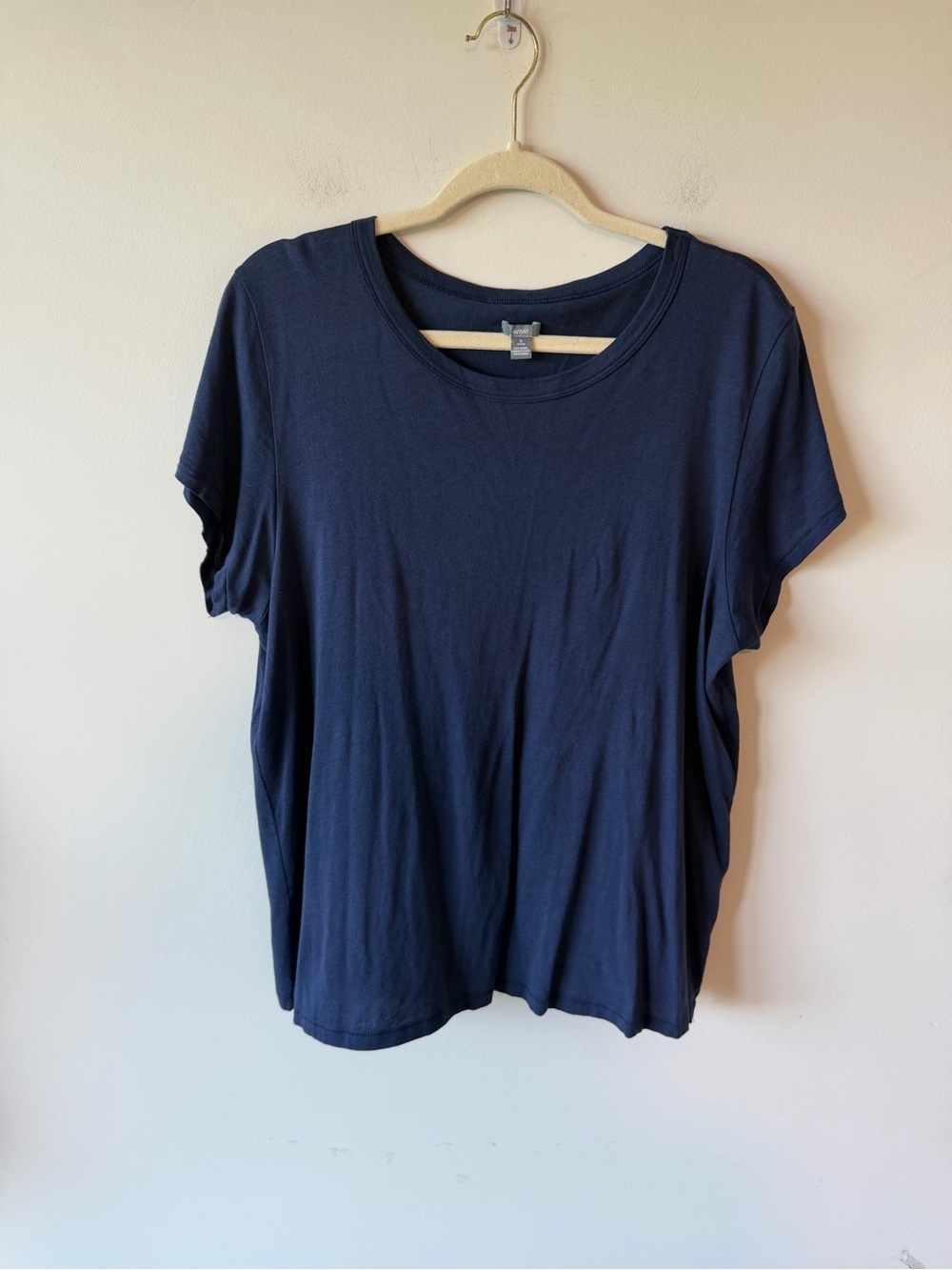 Aerie Classic Women's Navy Short-Sleeve Cotton Modal Tee